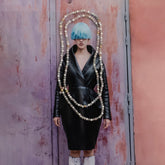 Summer Gold bracelet with Amazonite and 14k yellow gold